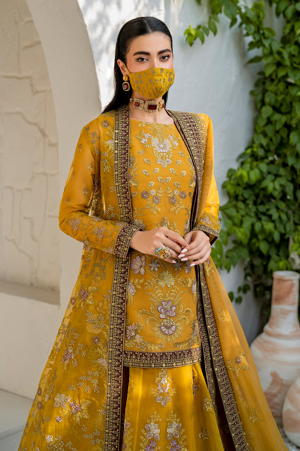 Flossie | Naqsh Formals | S-1404 (B) - Ladies Clothes - Maria Faisal