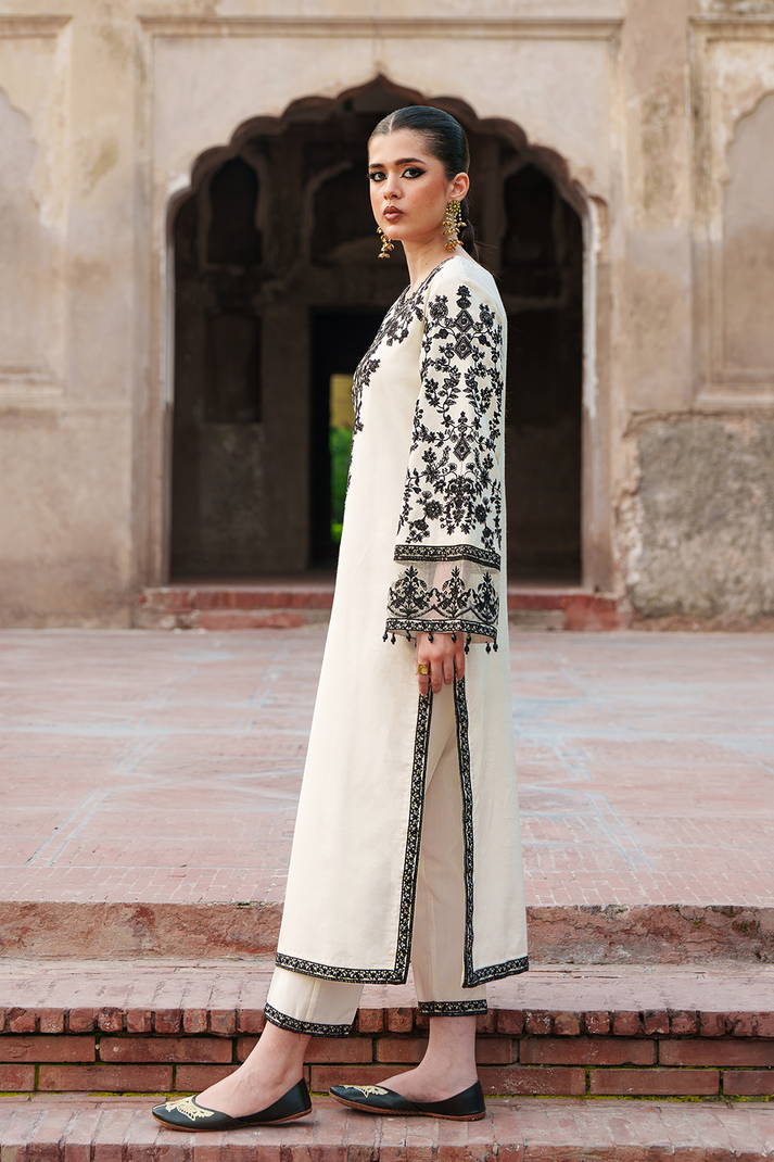 Saad Shaikh | Zaria Festive Pret 25 | ISLE - Formal Dress - available at Maria Faisal in UK and USA.