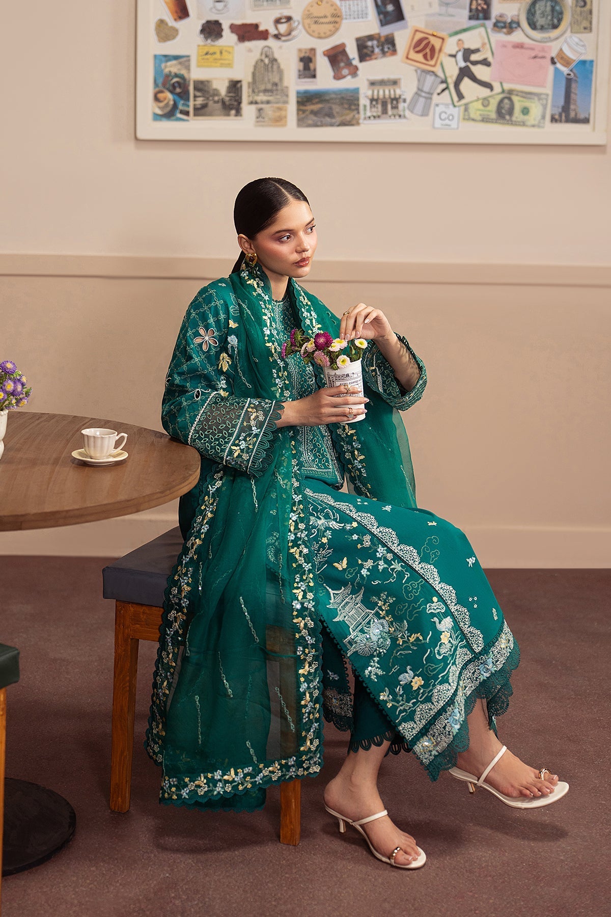 Ayzel | The Brewed 26 | Roast - Formal Dress - available at Maria Faisal in UK and USA.