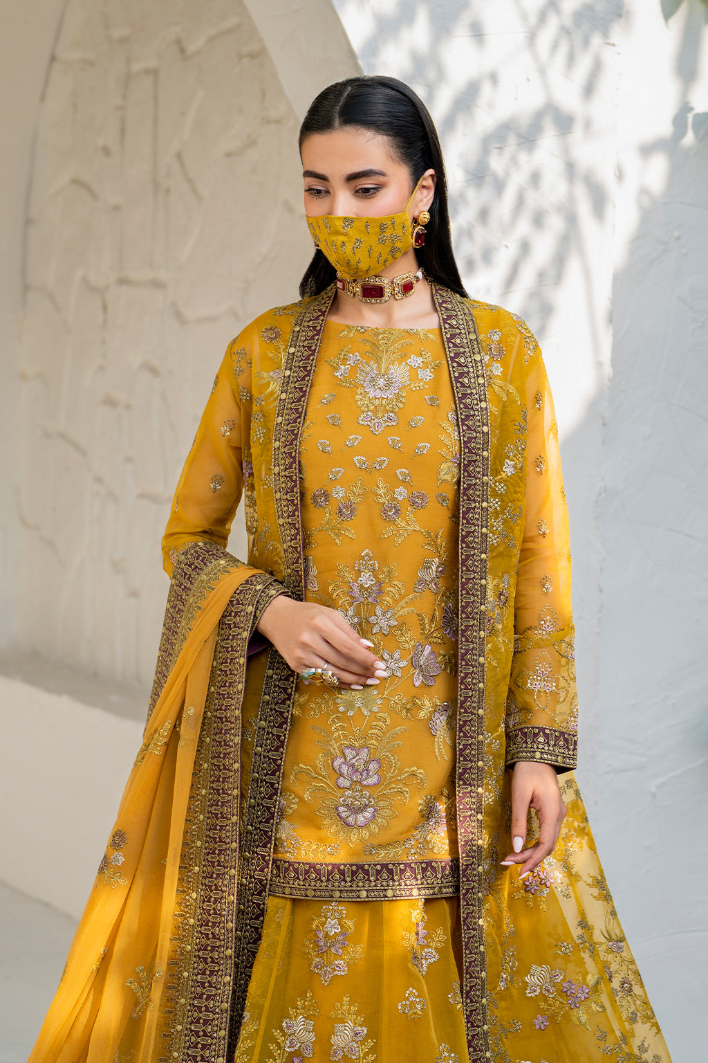 Flossie | Naqsh Formals | S-1404 (B) - Ladies Clothes - Maria Faisal