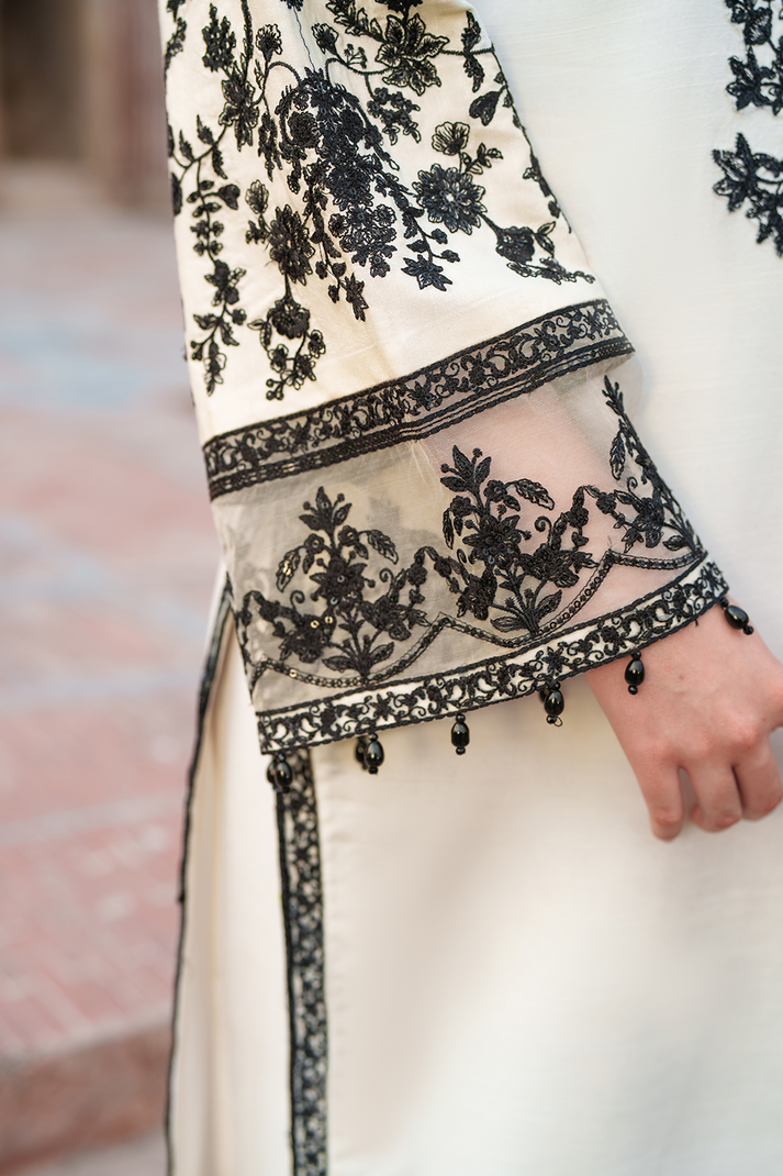 Saad Shaikh | Zaria Festive Pret 25 | ISLE - Formal Dress - available at Maria Faisal in UK and USA.