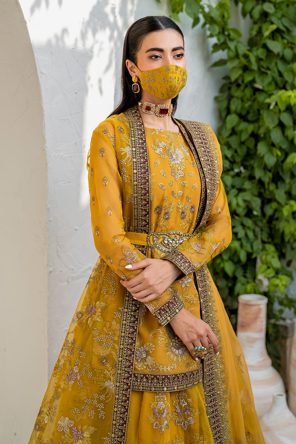 Flossie | Naqsh Formals | S-1404 (B) - Ladies Clothes - Maria Faisal