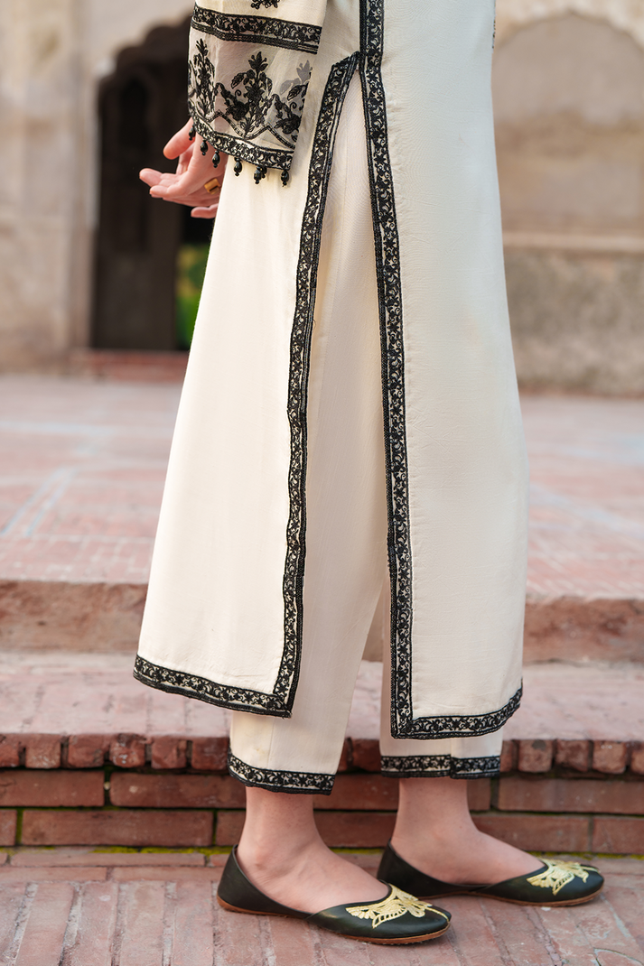 Saad Shaikh | Zaria Festive Pret 25 | ISLE - Formal Dress - available at Maria Faisal in UK and USA.