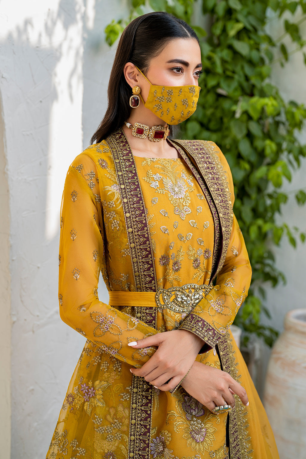 Flossie | Naqsh Formals | S-1404 (B) - Ladies Clothes - Maria Faisal
