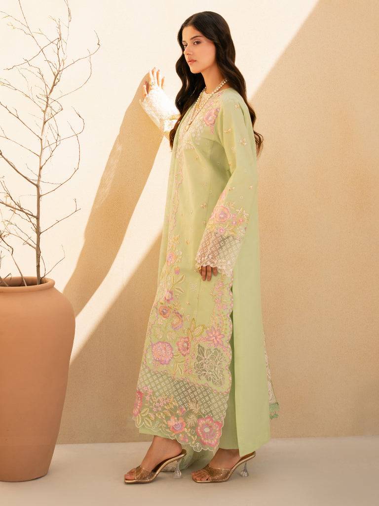 Rajbari | Jahaan Premium Festive Lawn | RAYA (Jahan) 1-B by Maria Faisal - Registered Vendor of : Rajbari - type : Ladies Clothes - 100% original wedding dresses