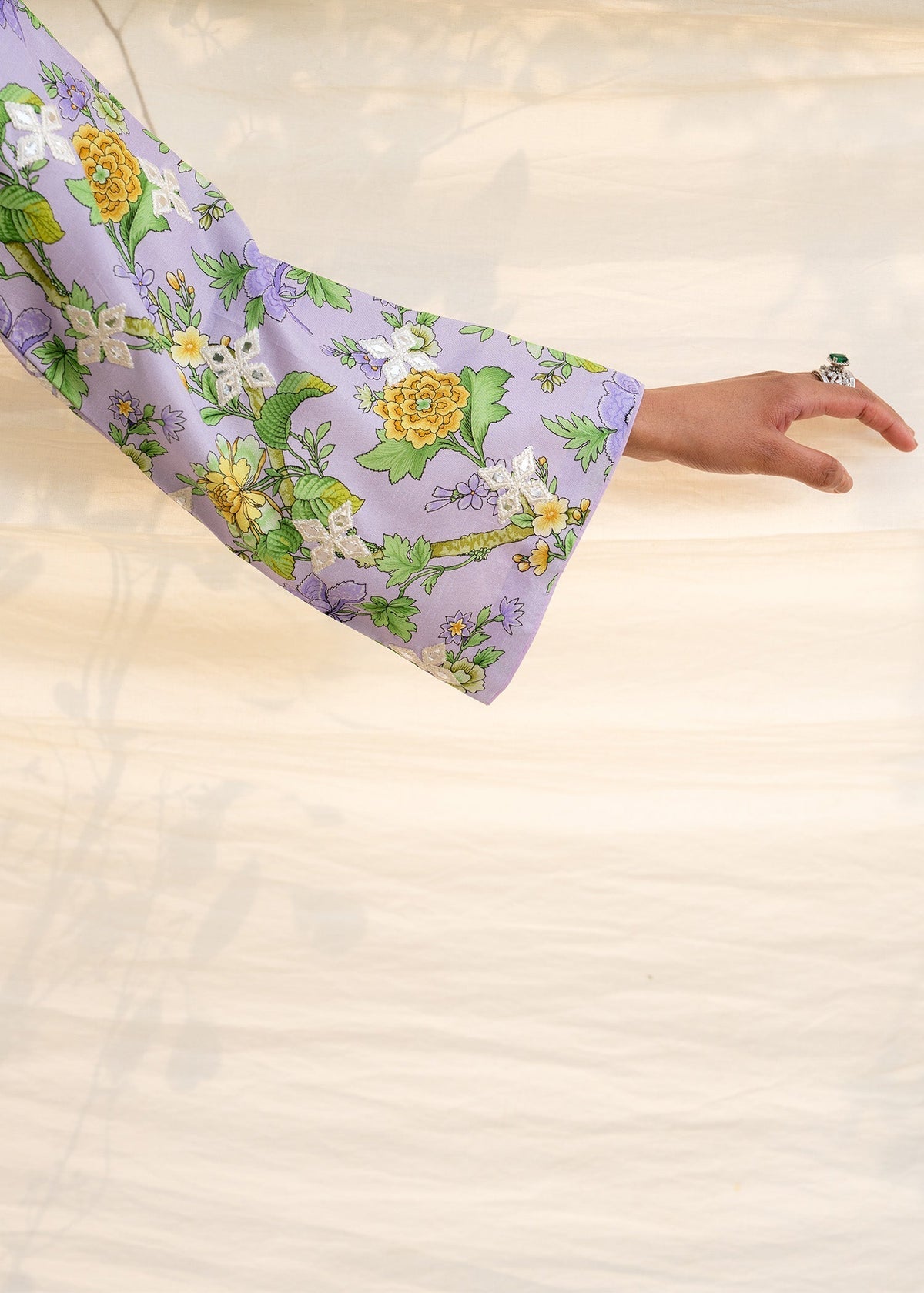 Mahgul | Ambi Bagh Silk Edit | Nivara - Luxury Dress - available at Maria Faisal in UK and USA.