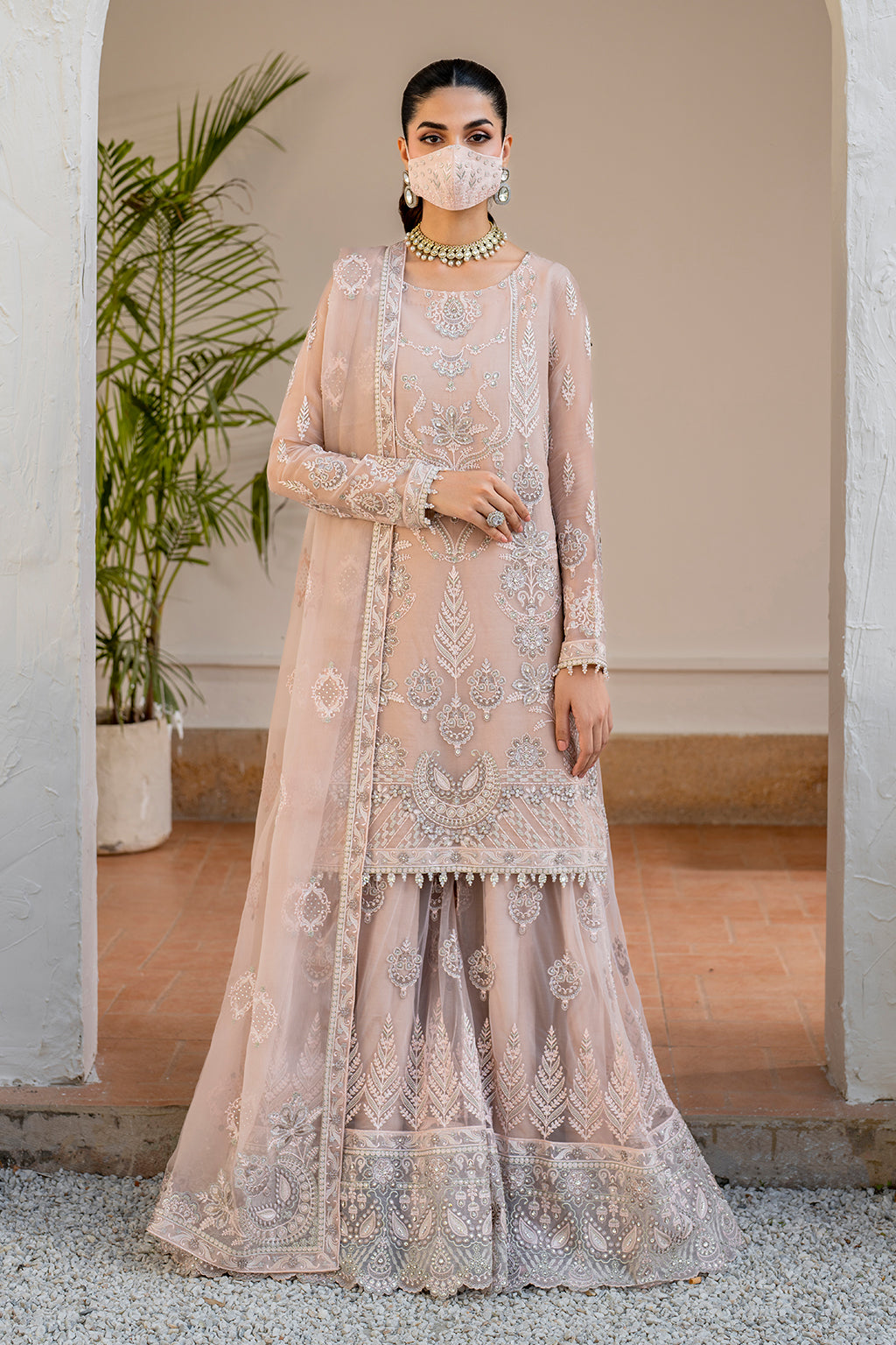 Flossie | Naqsh Formals | S-1403 (B) - Ladies Clothes - Maria Faisal