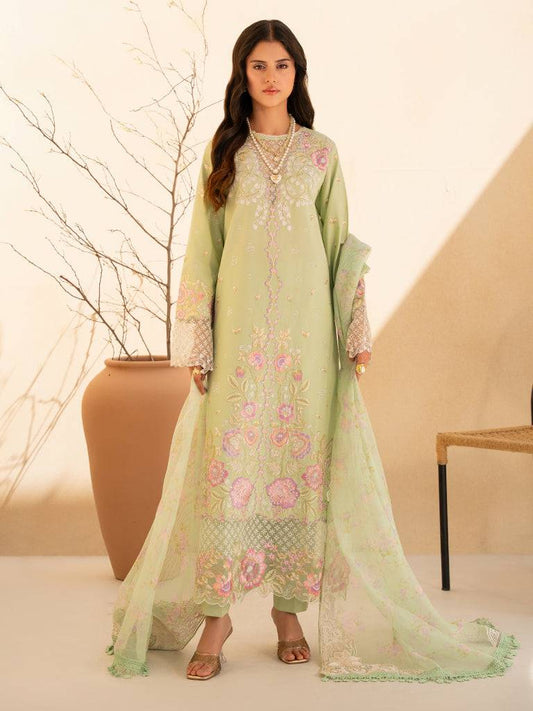 Rajbari | Jahaan Premium Festive Lawn | RAYA (Jahan) 1-B by Maria Faisal - Registered Vendor of : Rajbari - type : Ladies Clothes - 100% original wedding dresses