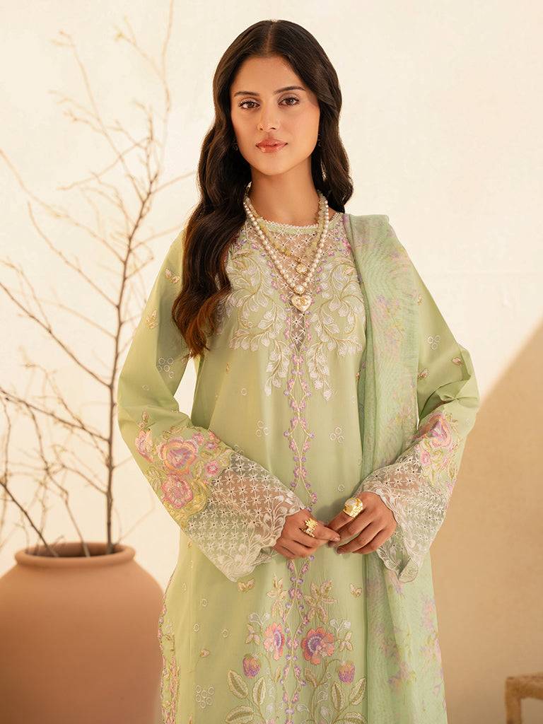 Rajbari | Jahaan Premium Festive Lawn | RAYA (Jahan) 1-B by Maria Faisal - Registered Vendor of : Rajbari - type : Ladies Clothes - 100% original wedding dresses