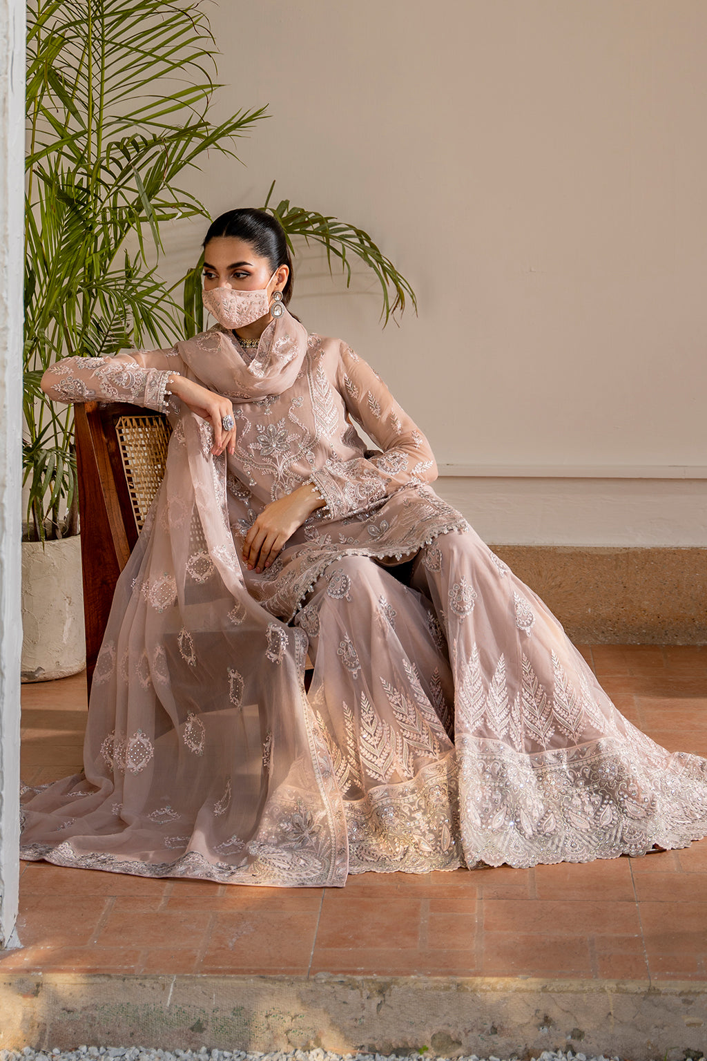 Flossie | Naqsh Formals | S-1403 (B) - Ladies Clothes - Maria Faisal