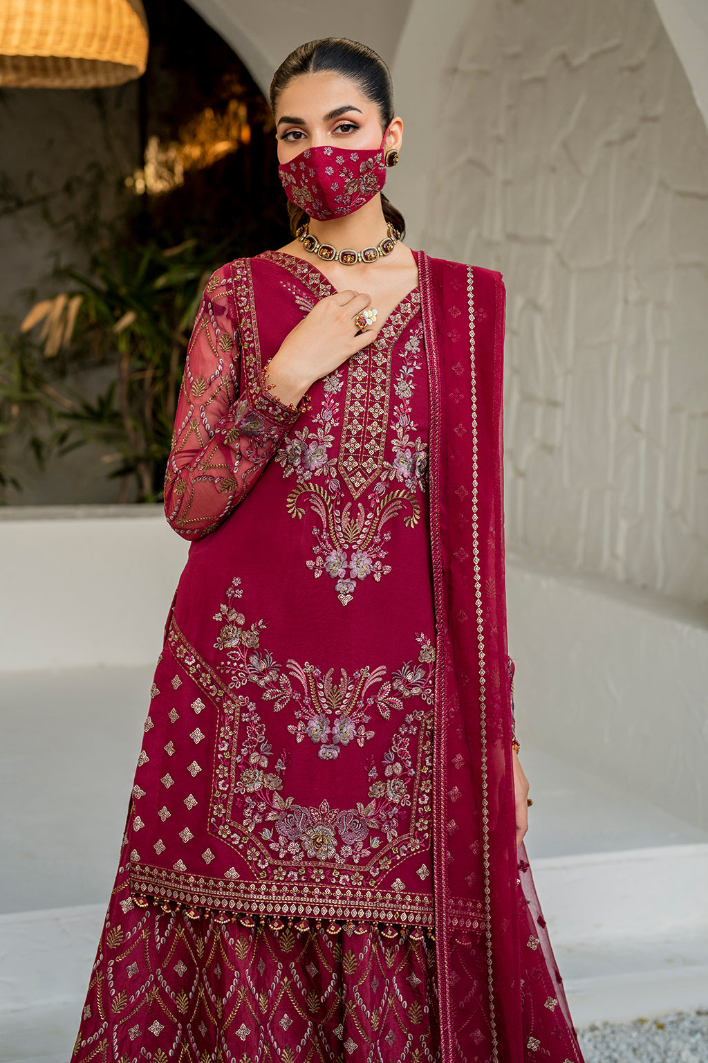 Flossie | Naqsh Formals | S-1402 (B) - Ladies Clothes - Maria Faisal