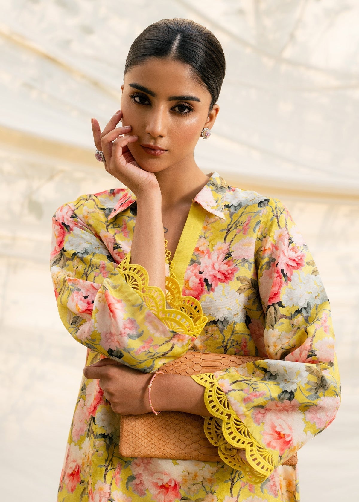 Mahgul | Ambi Bagh Silk Edit | Noor Bano - Luxury Dress - available at Maria Faisal in UK and USA.