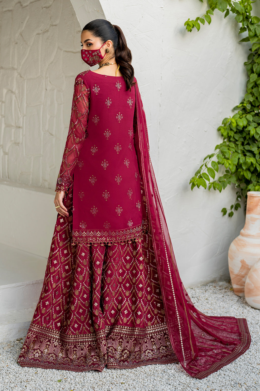 Flossie | Naqsh Formals | S-1402 (B) - Ladies Clothes - Maria Faisal