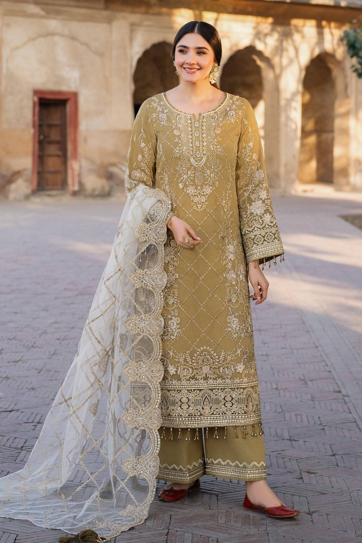Imrozia Premium | Meeras Luxury Eid 25 | I-226 RUTAJ by Maria Faisal - Registered Vendor of : Imrozia Premium - type : Ladies Clothes - 100% original wedding dresses