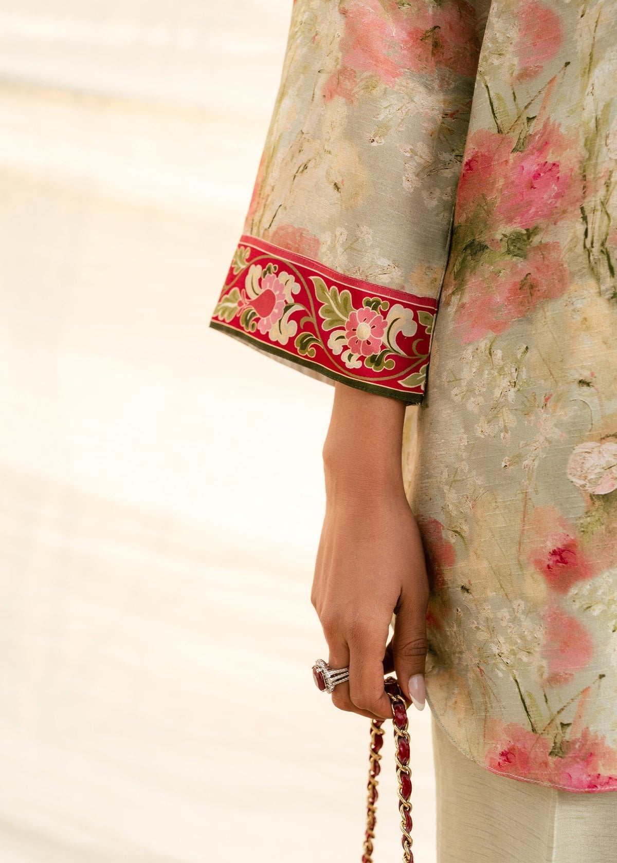 Mahgul | Ambi Bagh Silk Edit | Abeer - Luxury Dress - available at Maria Faisal in UK and USA.
