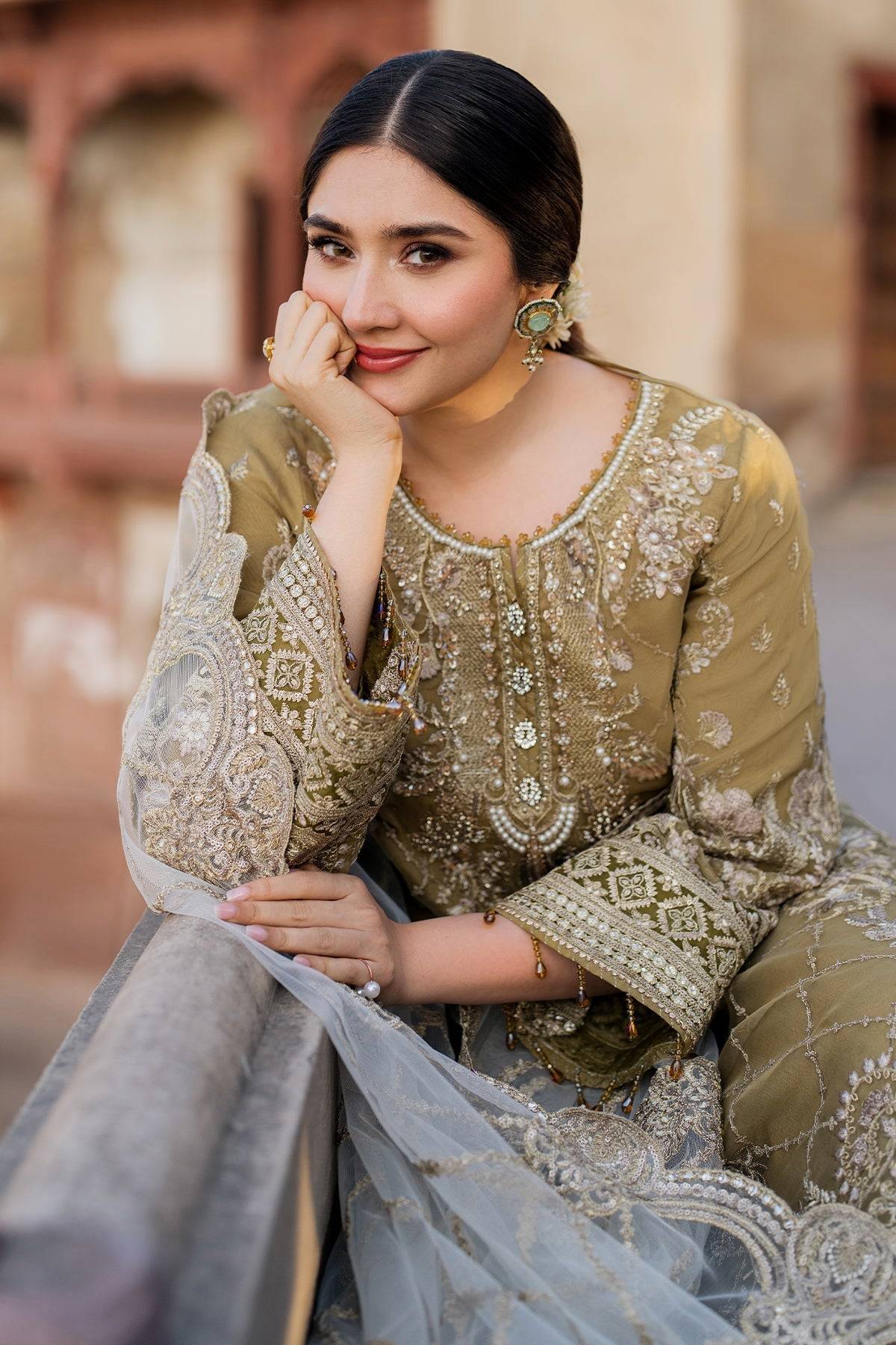 Imrozia Premium | Meeras Luxury Eid 25 | I-226 RUTAJ by Maria Faisal - Registered Vendor of : Imrozia Premium - type : Ladies Clothes - 100% original wedding dresses