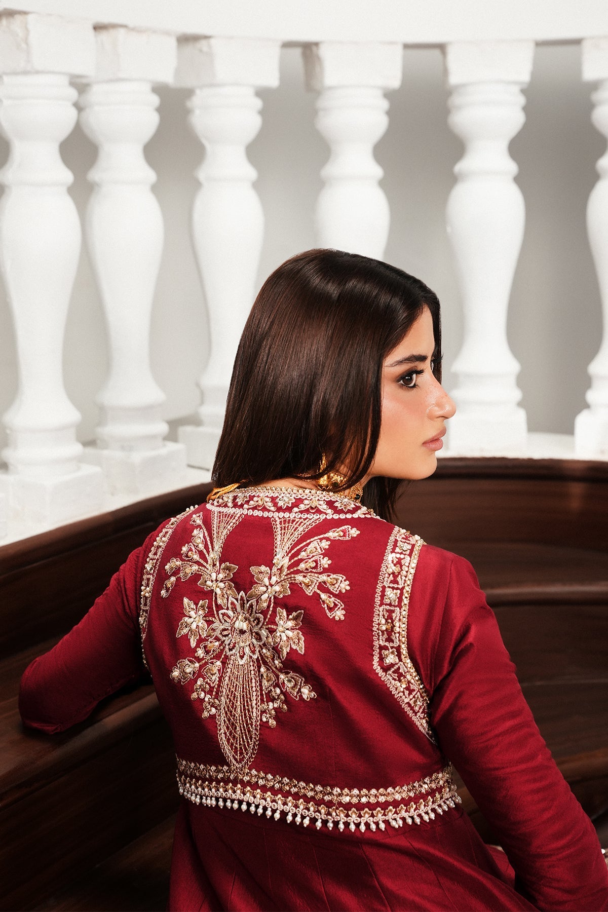 Saad Bin Shahzad | Festive Pret 26 | Rayan - Luxury Dress - available at Maria Faisal in UK and USA.