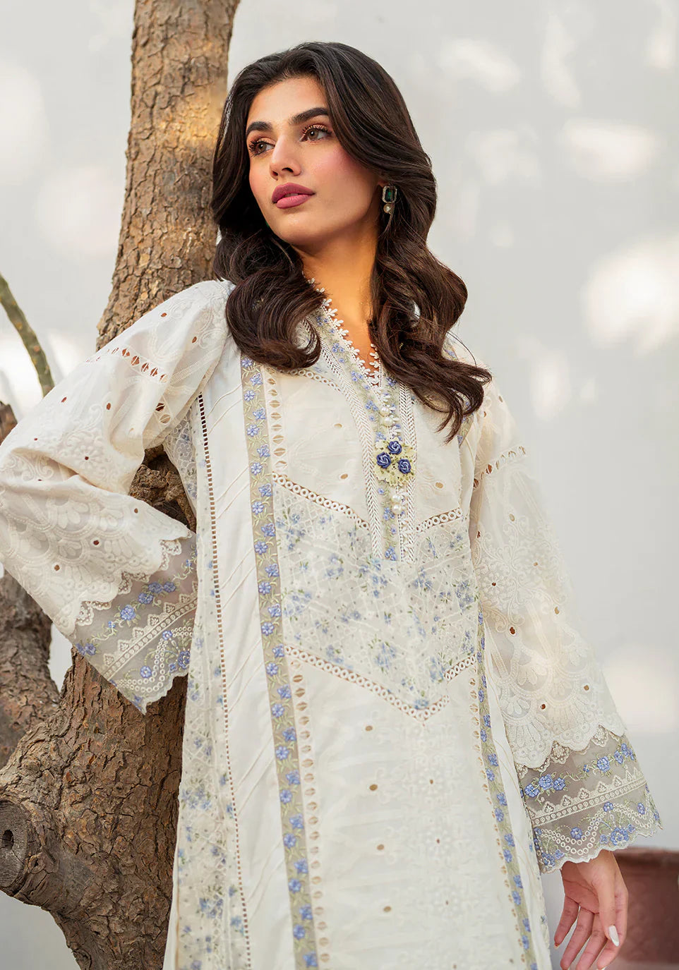 Zarqash | Belle Ame 24 | BL 002 Rosettes - Ladies Clothes - Maria Faisal