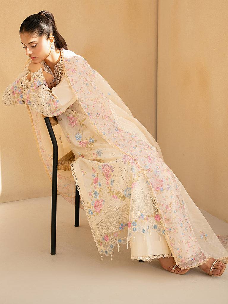 Rajbari | Jahaan Premium Festive Lawn | AIRA (Jahan) 2-A by Maria Faisal - Registered Vendor of : Rajbari - type : Ladies Clothes - 100% original wedding dresses