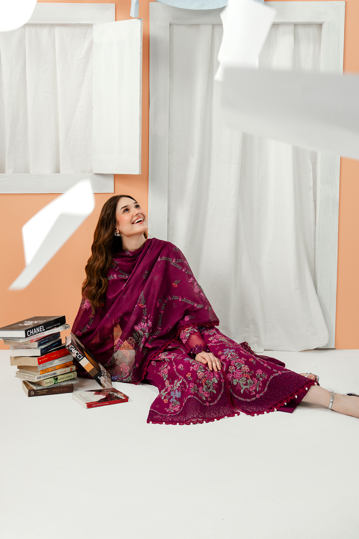 Zarposh | Sundaze Luxe Pret | Virelle - Luxury Dress - available at Maria Faisal in UK and USA.