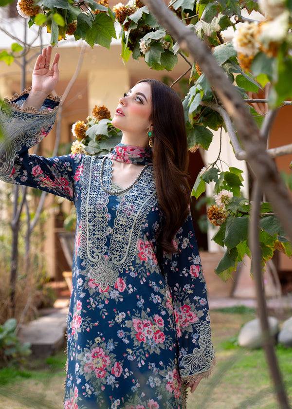Myeesha | Lamhay Luxury Lawn 25 | Zohra by Maria Faisal - Registered Vendor of : Myeesha - type : Ladies Clothes - 100% original wedding dresses