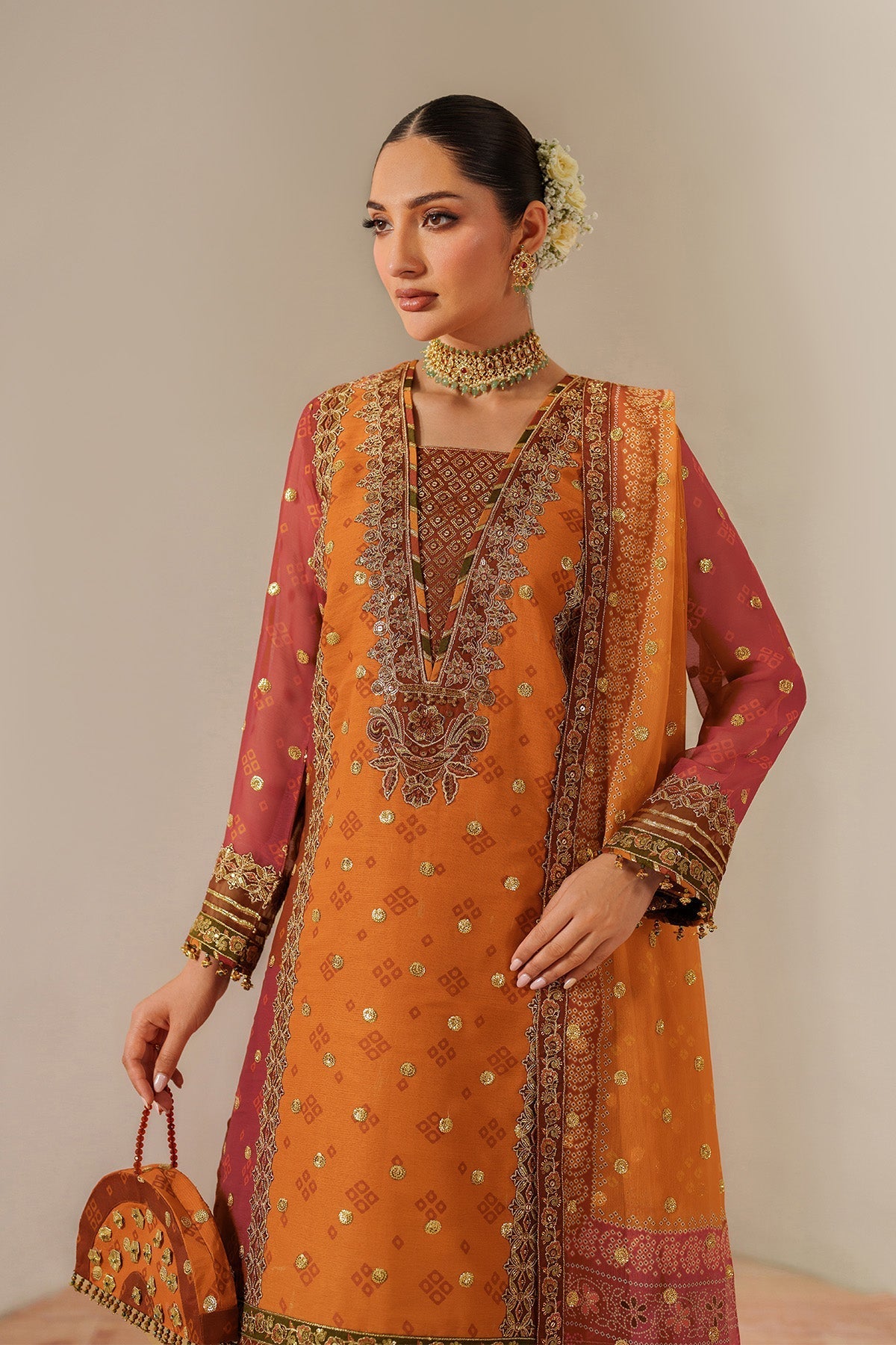 Alizeh | Fleur Chiffon | AF-CH-2194-Zyne - Ladies Clothes - Maria Faisal