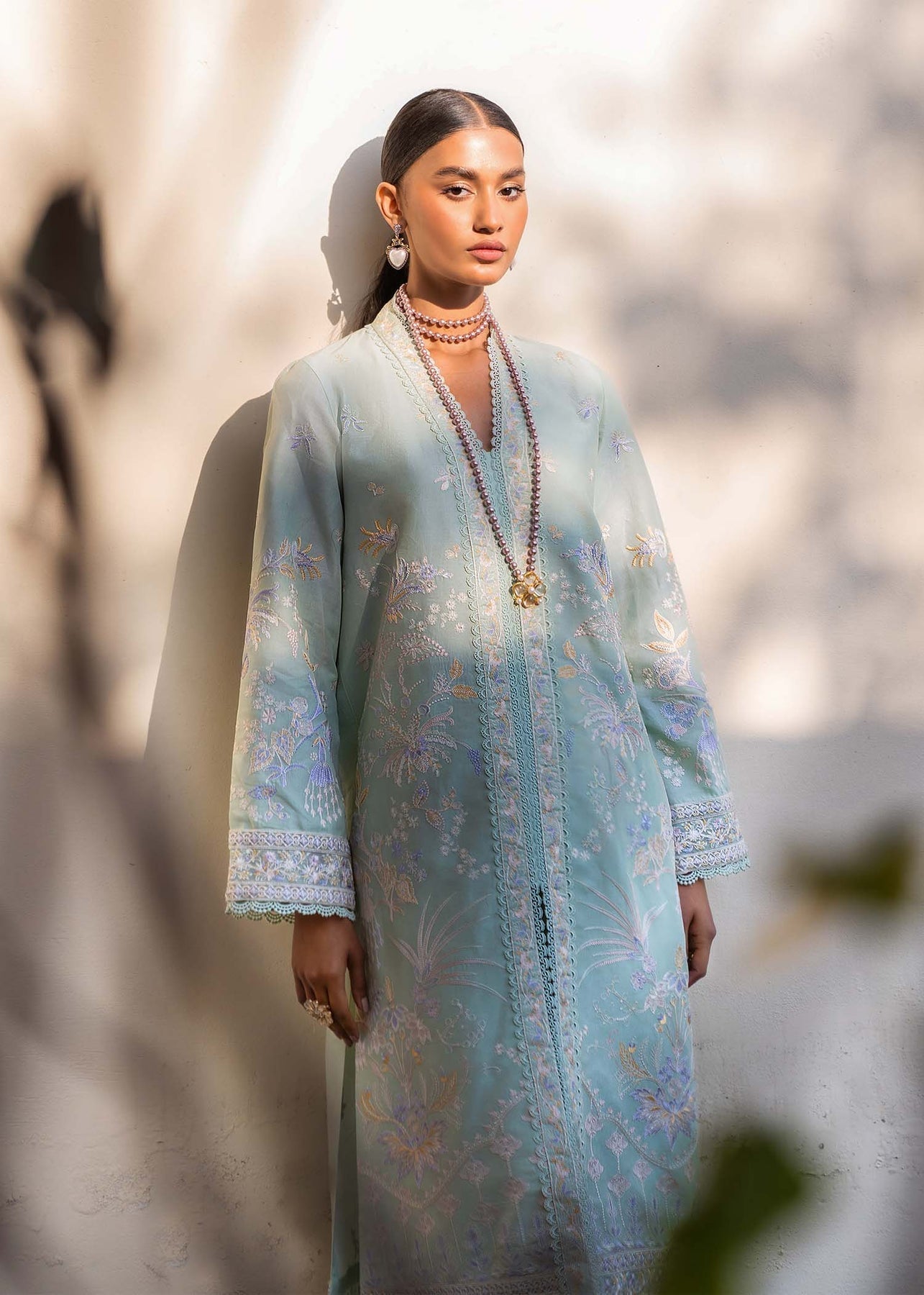 Akbar Aslam | Pret Lawn | LUEUR - Ladies Clothes