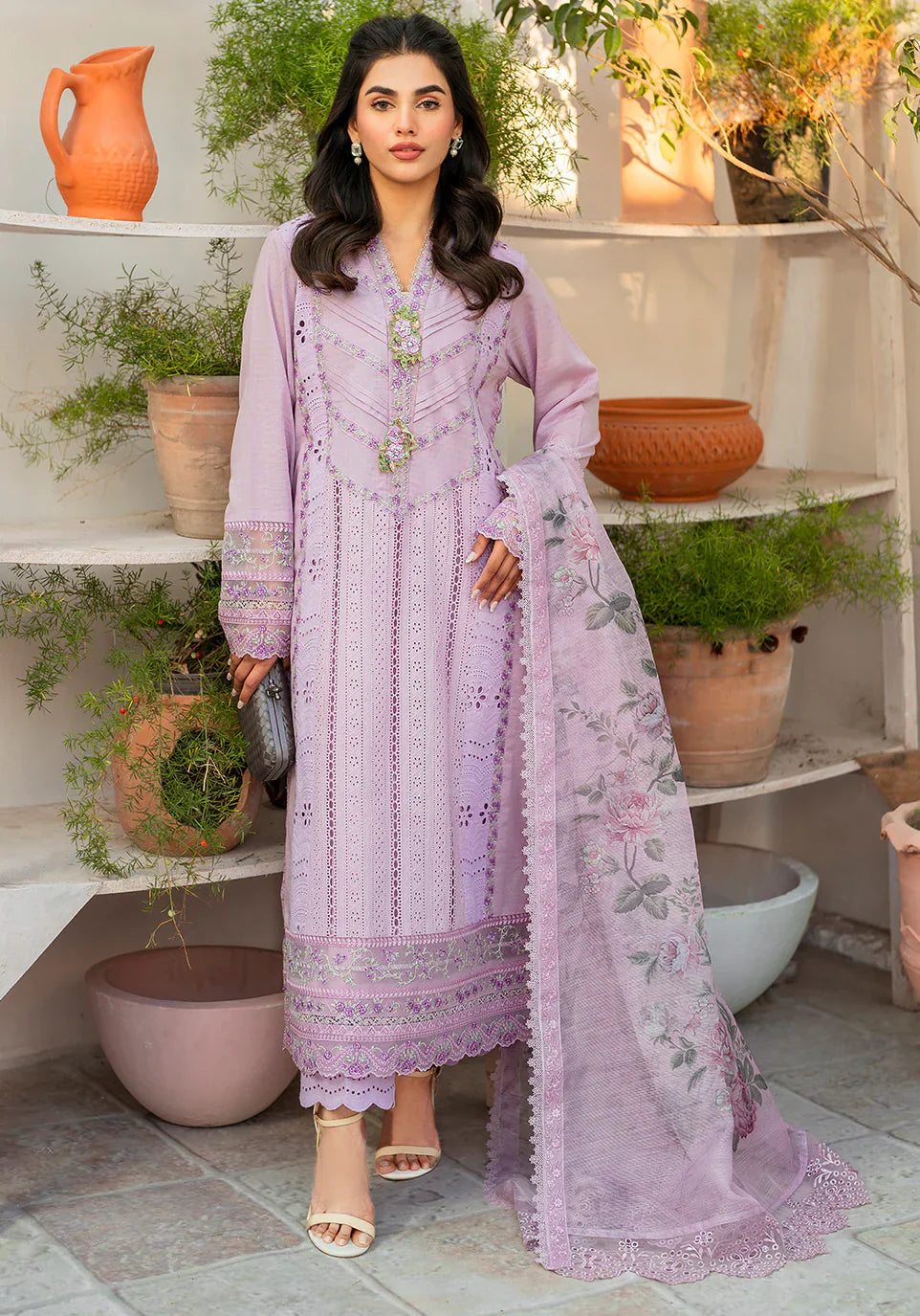 Zarqash | Belle Ame 24 | BL 005 Periwinkle - Ladies Clothes - Maria Faisal