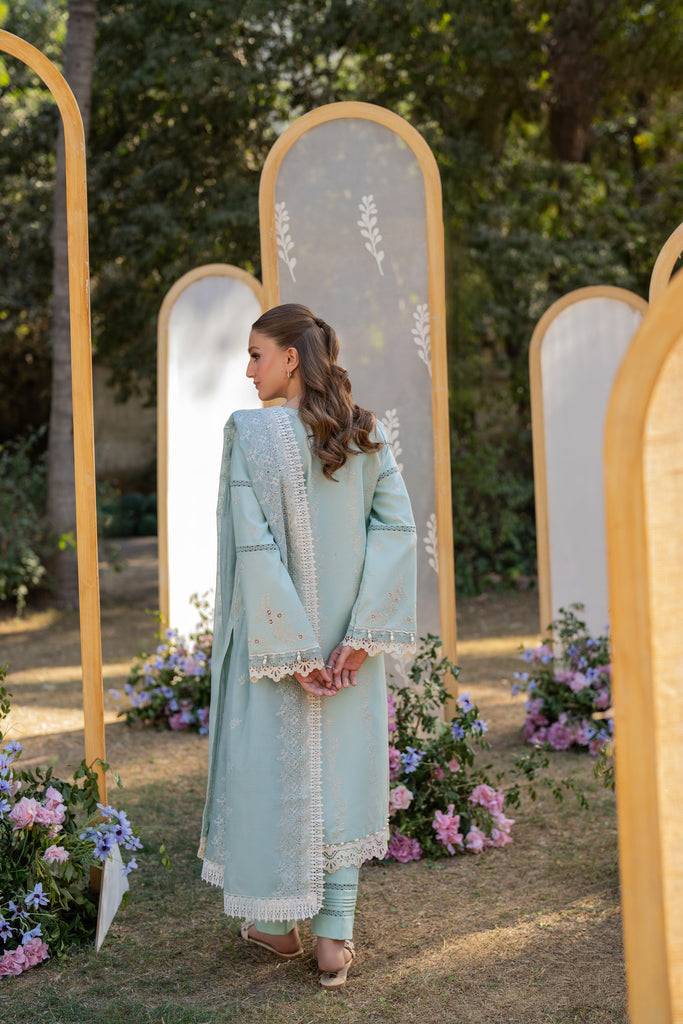 Florent | Chikankari Eid 25 | FLC-1A by Maria Faisal - Registered Vendor of : Florent - type : Ladies Clothes - 100% original wedding dresses