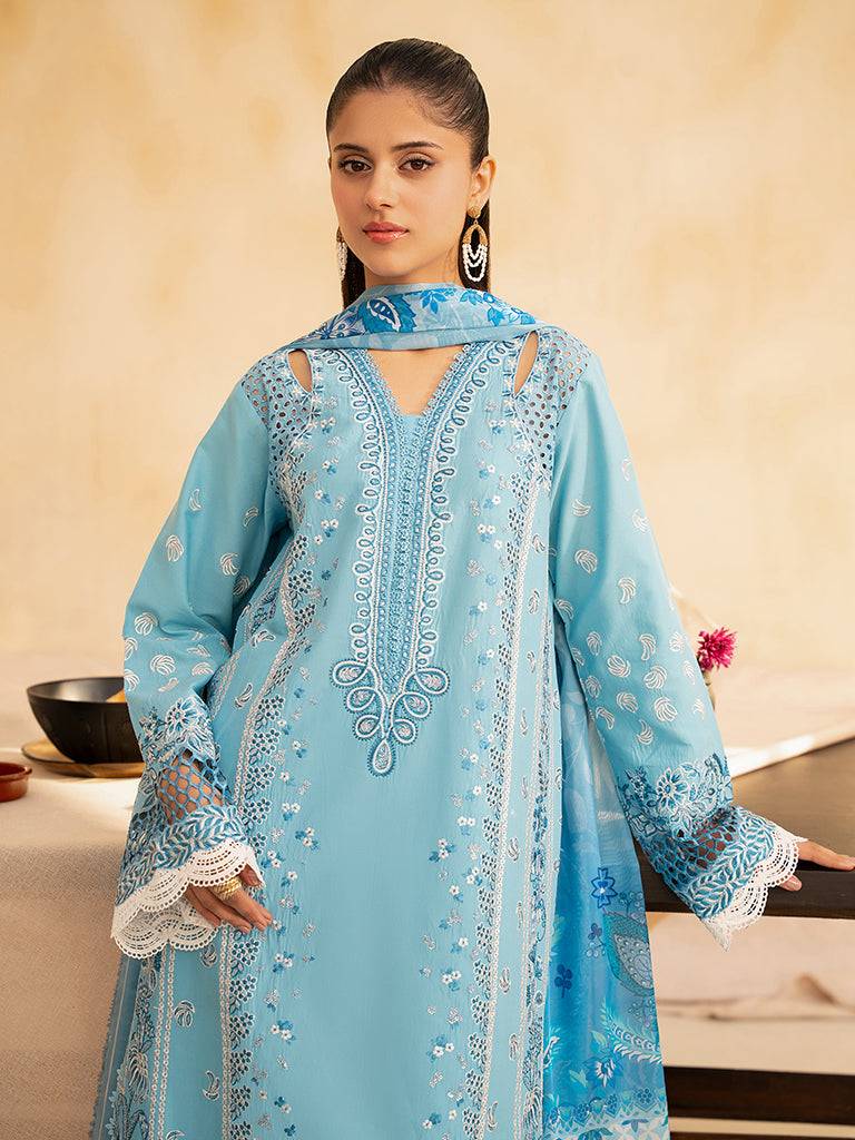 Rajbari | Jahaan Premium Festive Lawn | SIRA (Jahan) 5-B by Maria Faisal - Registered Vendor of : Rajbari - type : Ladies Clothes - 100% original wedding dresses