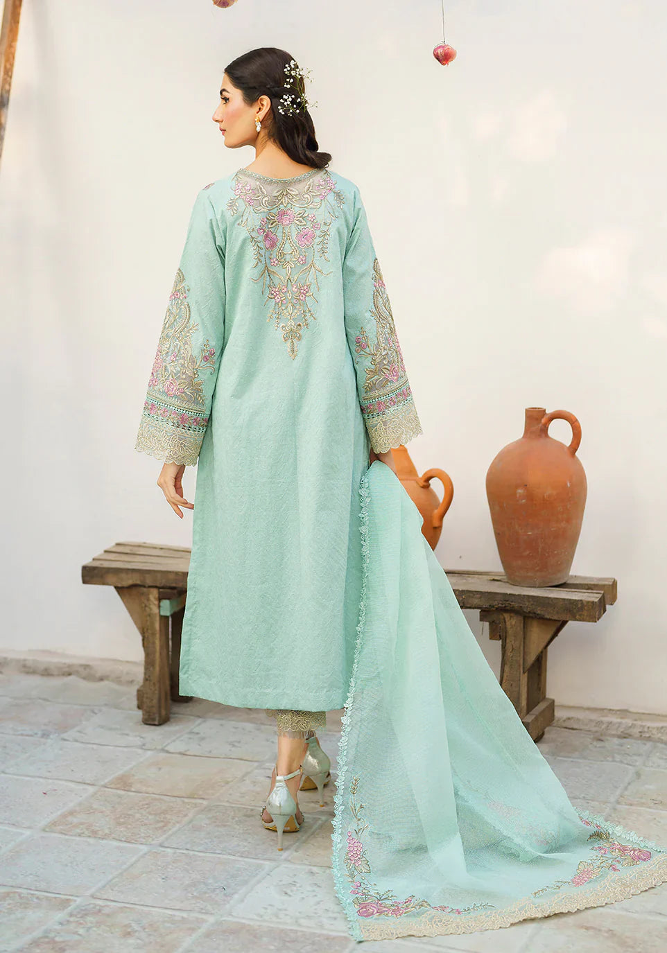 Zarqash | Belle Ame 24 | BL 006 Aqua Blue - Luxury - Maria Faisal