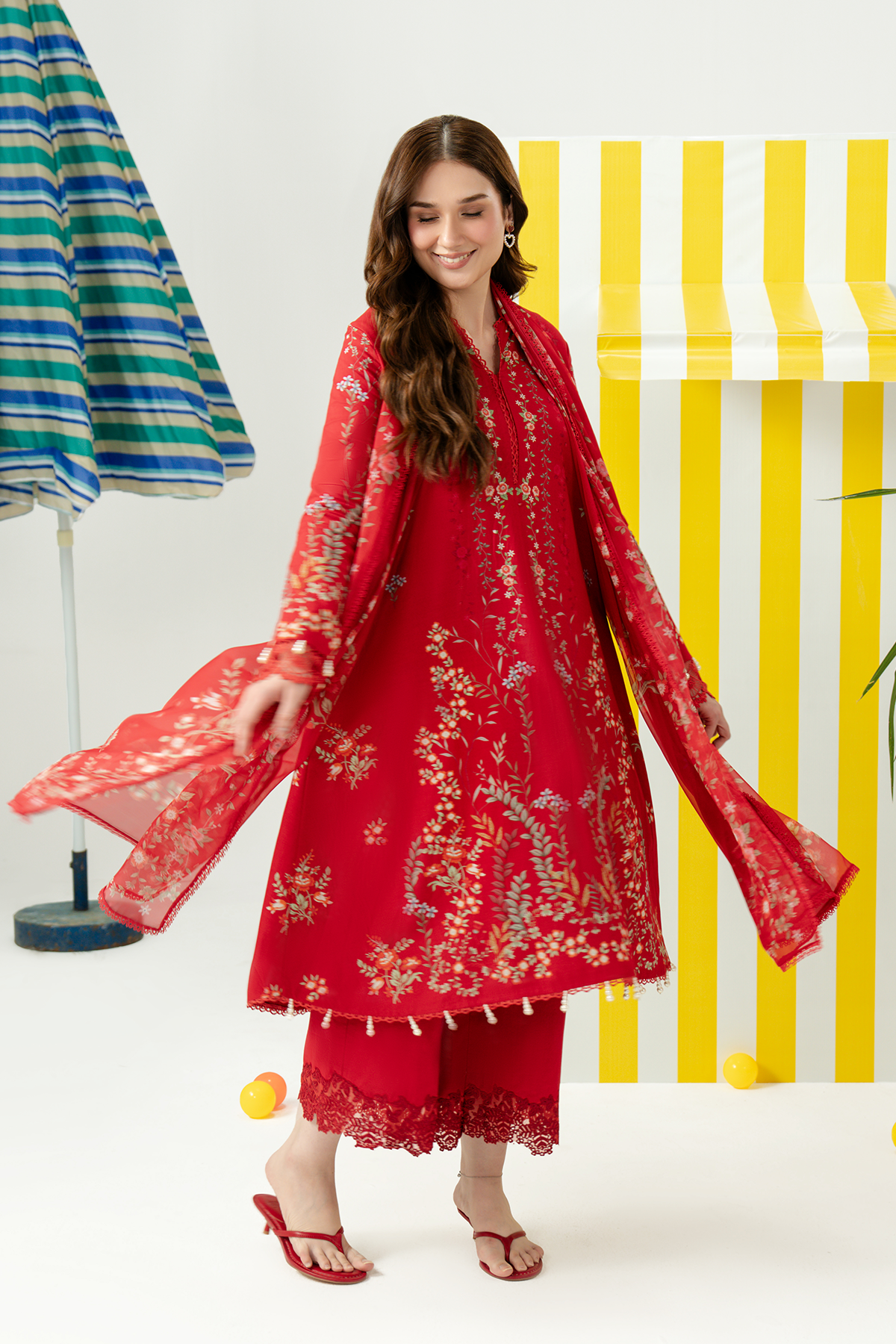 Zarposh | Sundaze Luxe Pret | ZEPHYR - Luxury Dress - available at Maria Faisal in UK and USA.