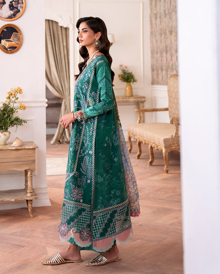 Roheenaz | Aezel Embroidered Cambric | Maham - Ladies Clothes - Maria Faisal