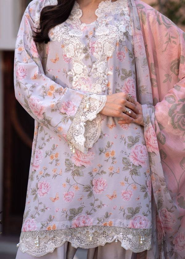 Myeesha | Lamhay Luxury Lawn 25 | Kanwal (Short Shirt) by Maria Faisal - Registered Vendor of : Myeesha - type : Ladies Clothes - 100% original wedding dresses