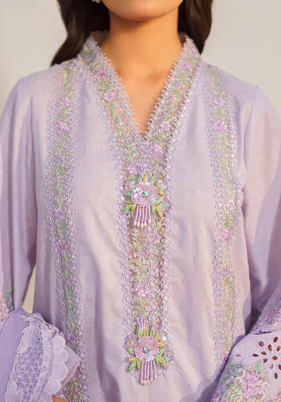 Zarqash | Belle Ame 24 | BL 011 Fleur Lilas - Ladies Clothes - Maria Faisal
