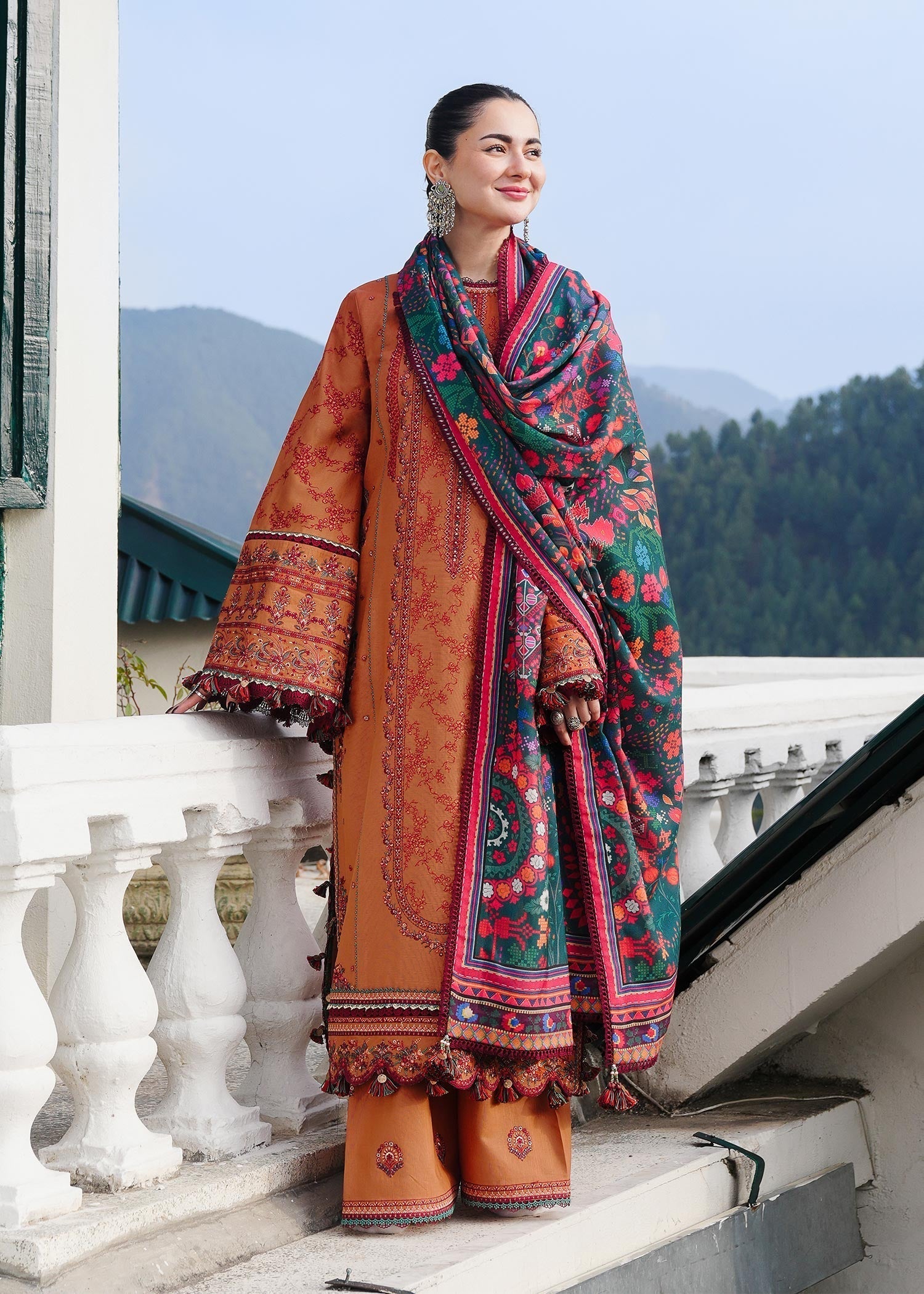 Hussain Rehar | Winter Shawl 24 | Tamar - Ladies Clothes - Maria Faisal