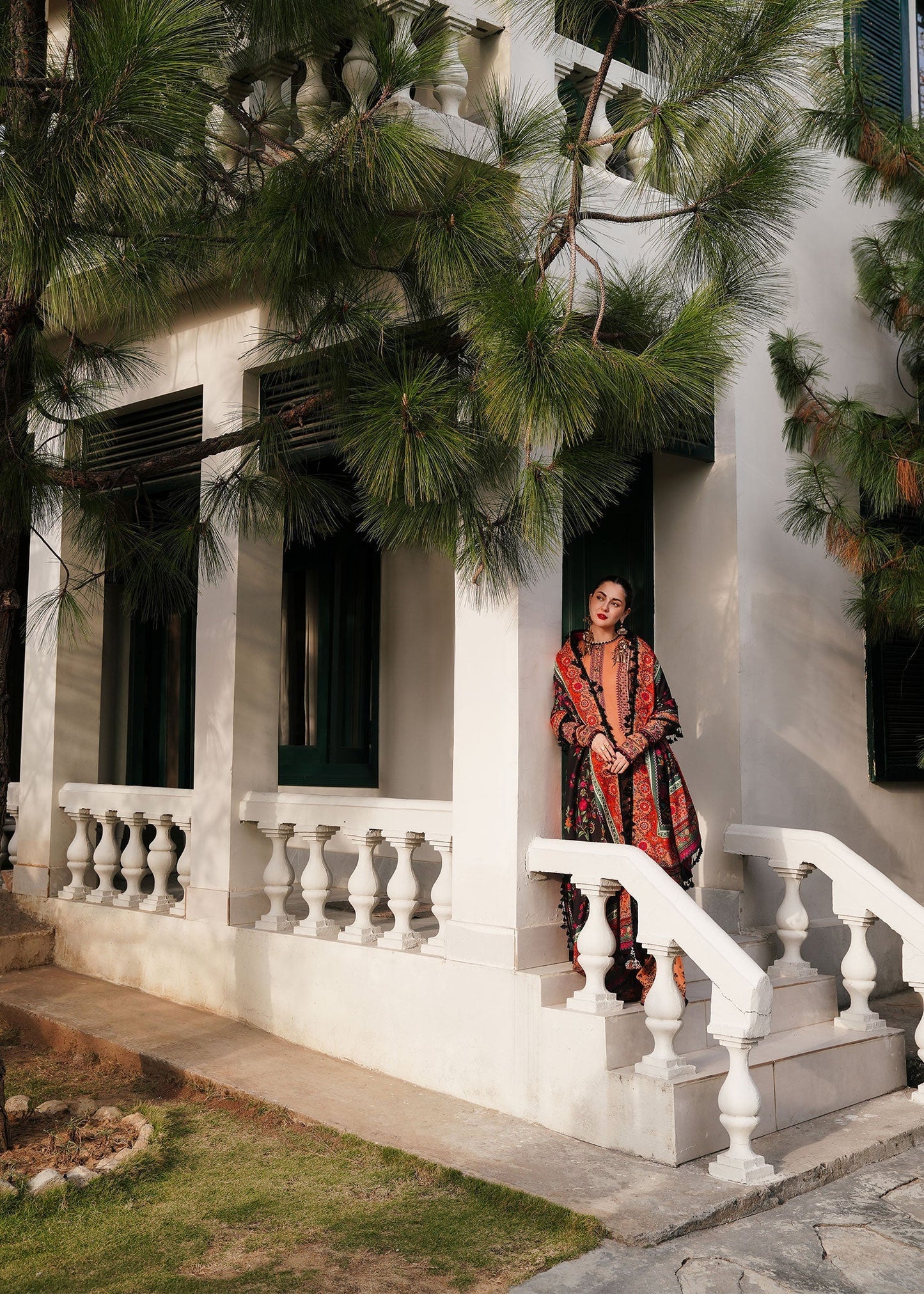 Hussain Rehar | Winter Shawl 24 | Sahira - Ladies Clothes - Maria Faisal