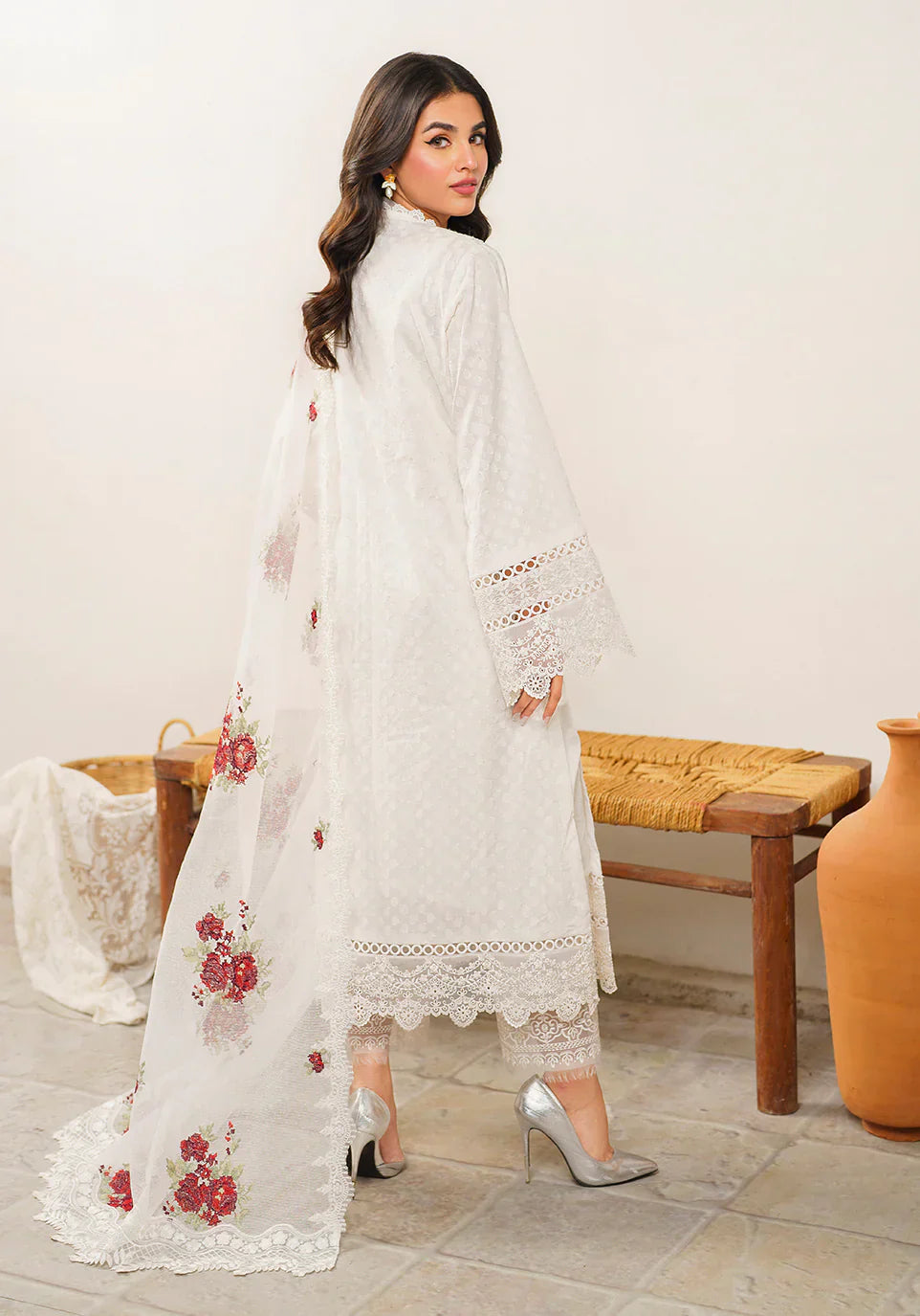 Zarqash | Belle Ame 24 | BL 012 BLANCHE - Ladies Clothes - Maria Faisal