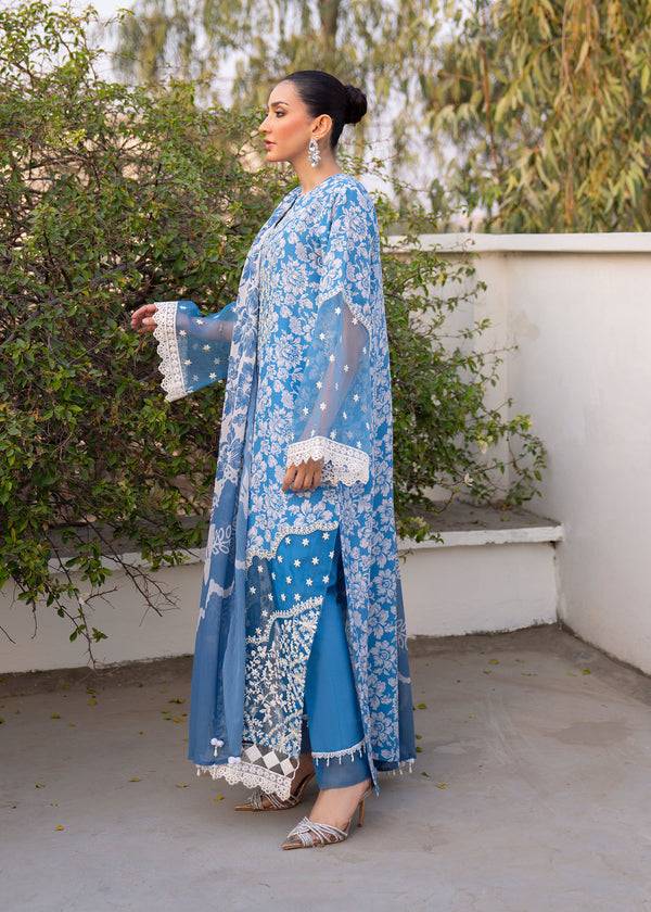 Myeesha | Lamhay Luxury Lawn 25 | Zarposh by Maria Faisal - Registered Vendor of : Myeesha - type : Ladies Clothes - 100% original wedding dresses