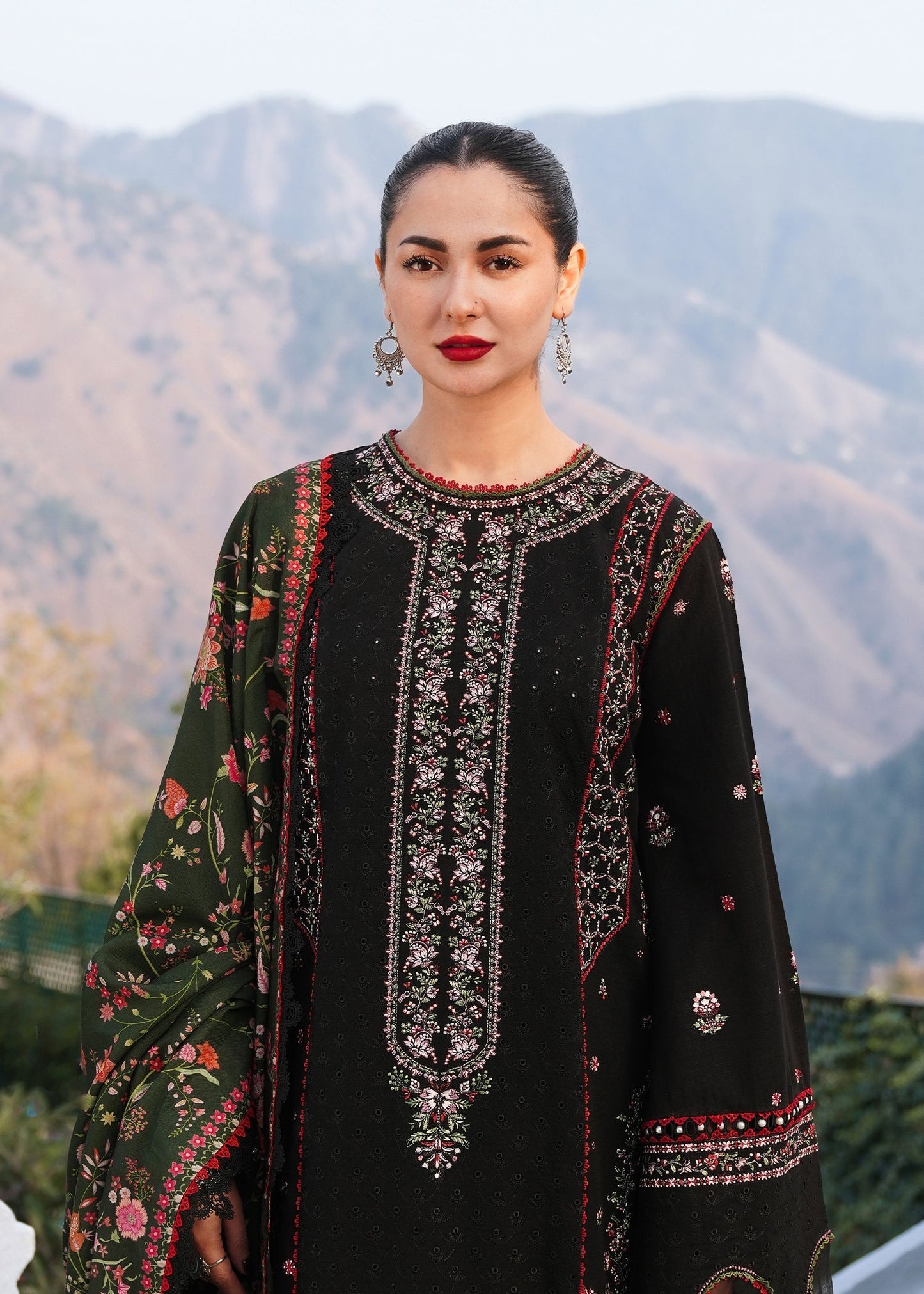 Hussain Rehar | Winter Shawl 24 | Zobia - Ladies Clothes - Maria Faisal