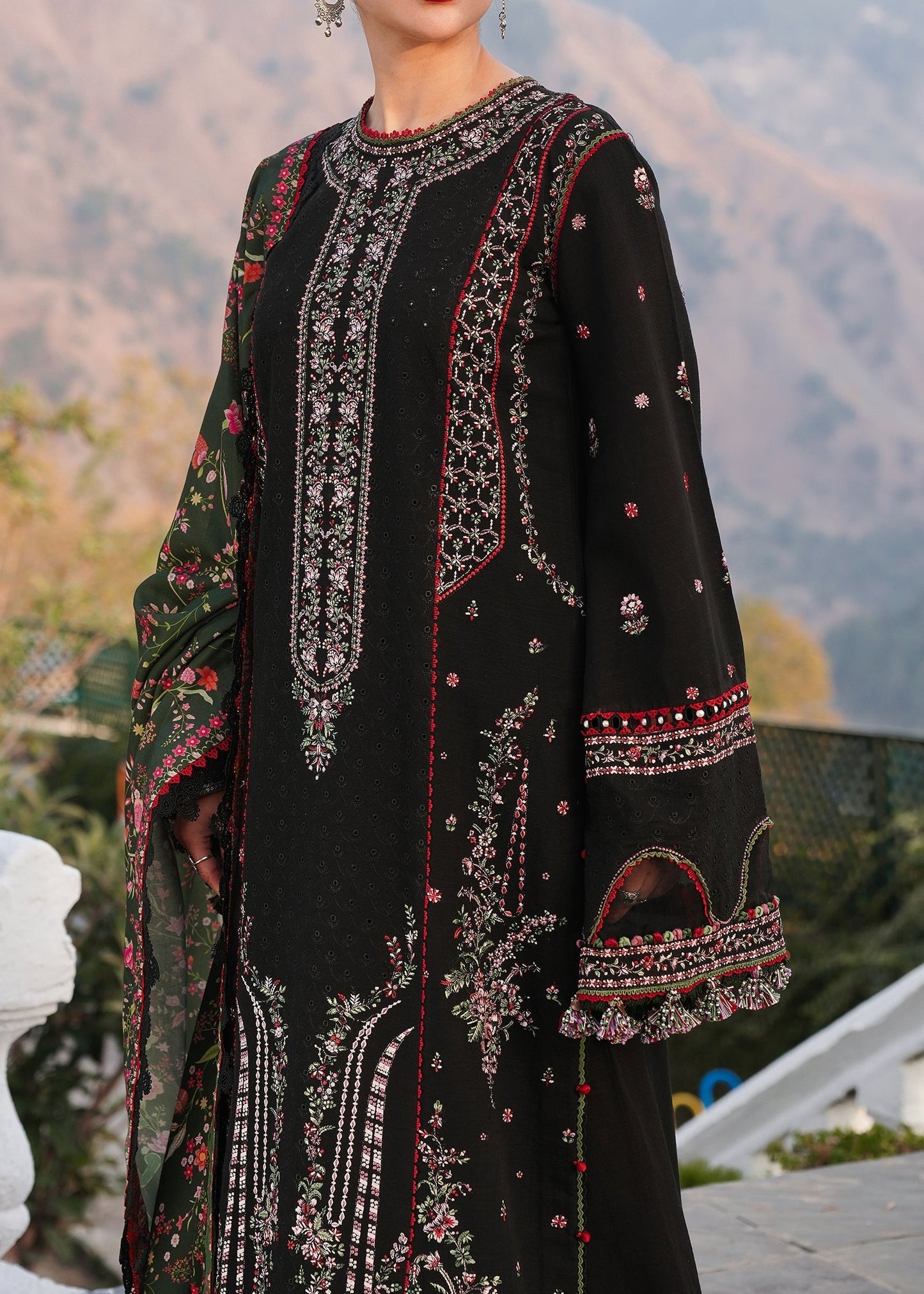 Hussain Rehar | Winter Shawl 24 | Zobia - Ladies Clothes - Maria Faisal