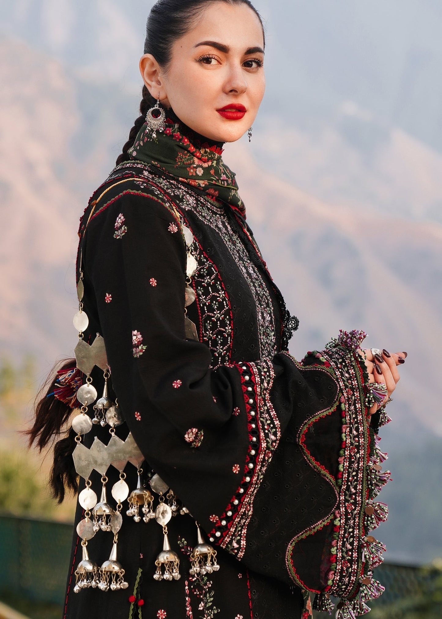 Hussain Rehar | Winter Shawl 24 | Zobia - Ladies Clothes - Maria Faisal