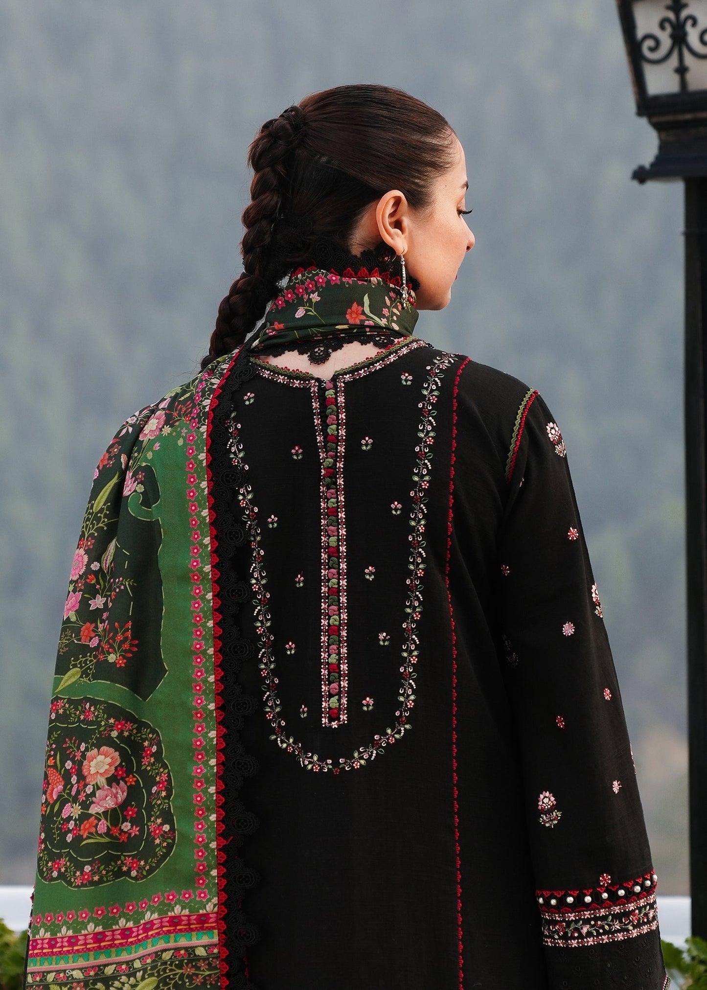 Hussain Rehar | Winter Shawl 24 | Zobia - Ladies Clothes - Maria Faisal