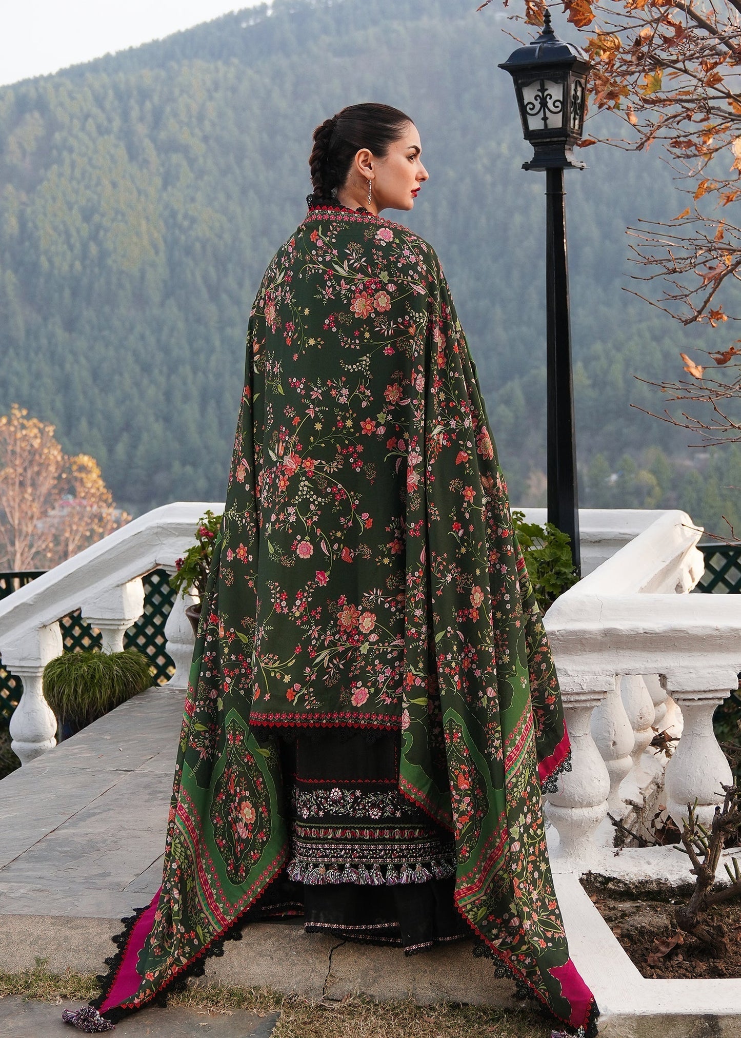 Hussain Rehar | Winter Shawl 24 | Zobia - Ladies Clothes - Maria Faisal
