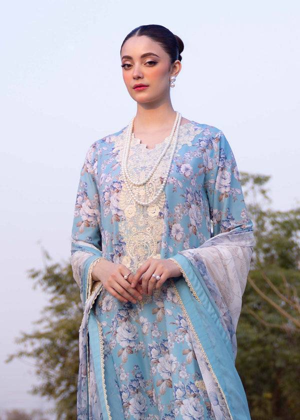 Myeesha | Lamhay Luxury Lawn 25 | Shabnam by Maria Faisal - Registered Vendor of : Myeesha - type : Ladies Clothes - 100% original wedding dresses