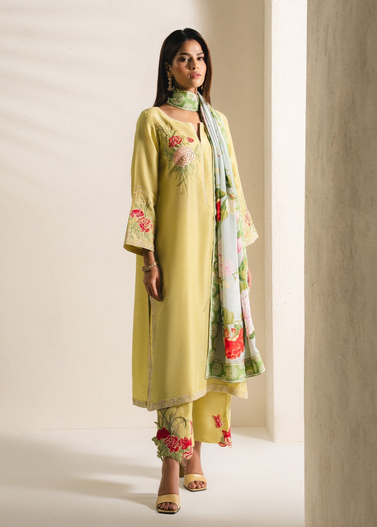 Mahgul | Alea Luxury Pret | Mimosa - Luxury Dress - available at Maria Faisal in UK and USA.