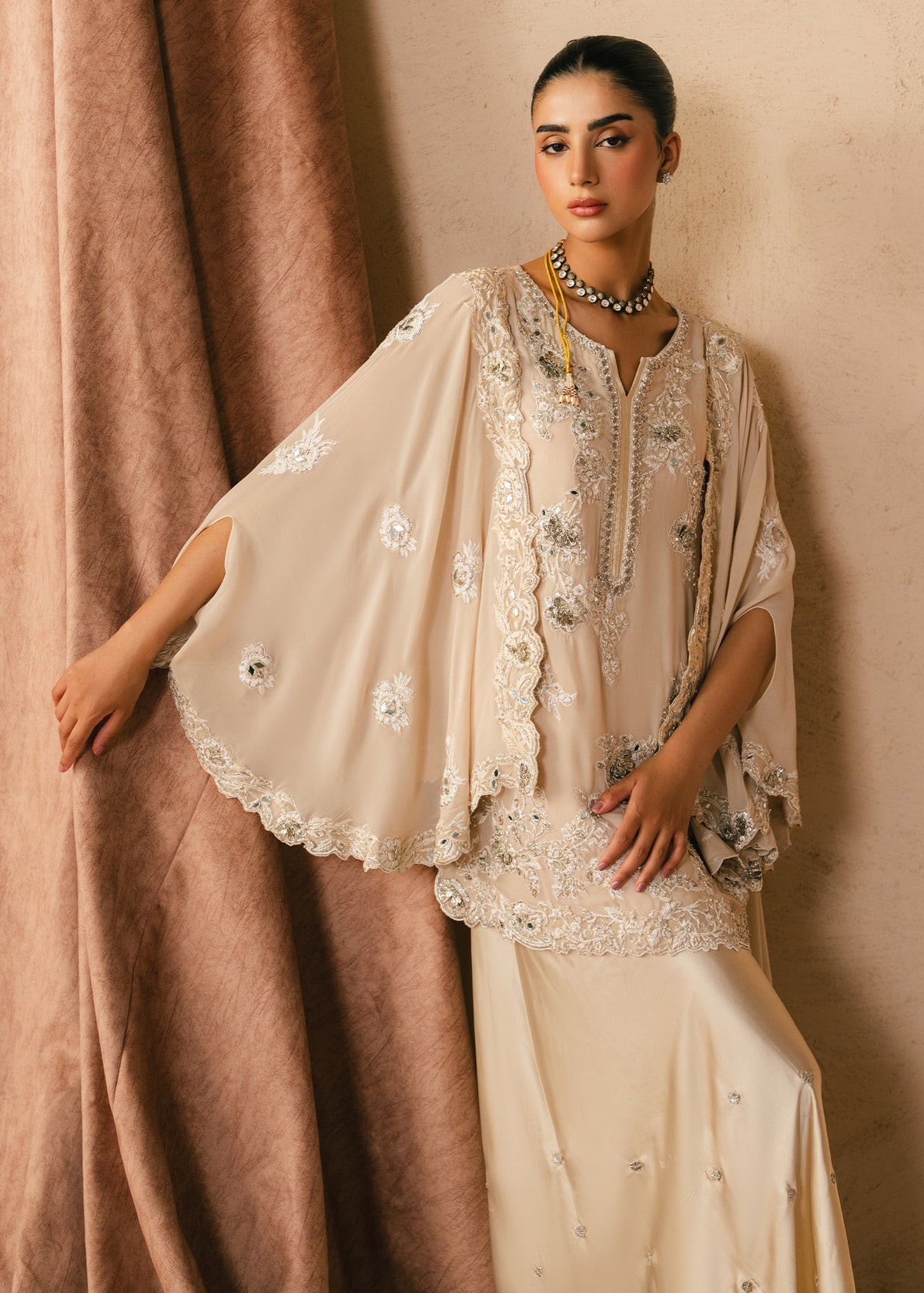 Mahgul | Alea Luxury Pret | Noirelle - Luxury Dress - available at Maria Faisal in UK and USA.