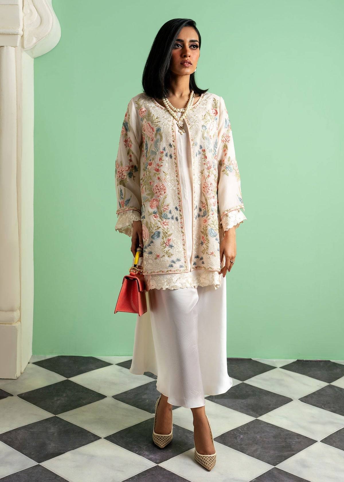 Mahgul | Echoes of Elara | Soft Dust by Maria Faisal - Registered Vendor of : Mahgul - type : Ladies Clothes - 100% original wedding dresses