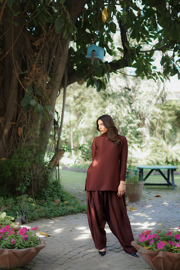 Erum Khan | Nue Pret | Espresso Gloe - Ladies Clothes - Maria Faisal