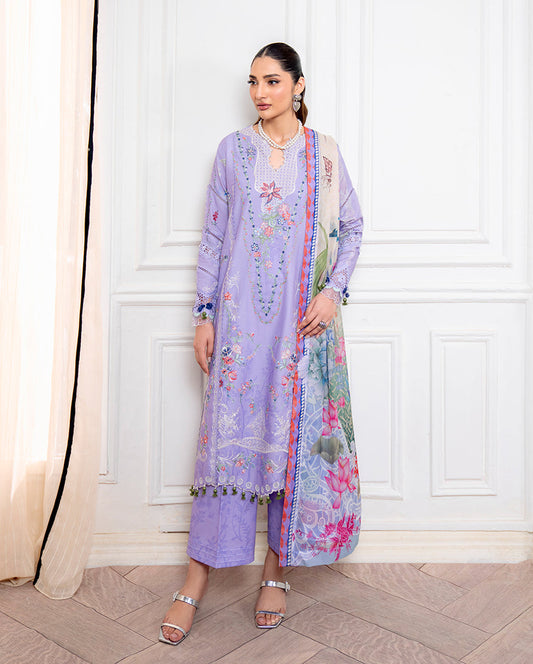 Roheenaz | Aezel Embroidered Cambric | Nivra - Ladies Clothes - Maria Faisal